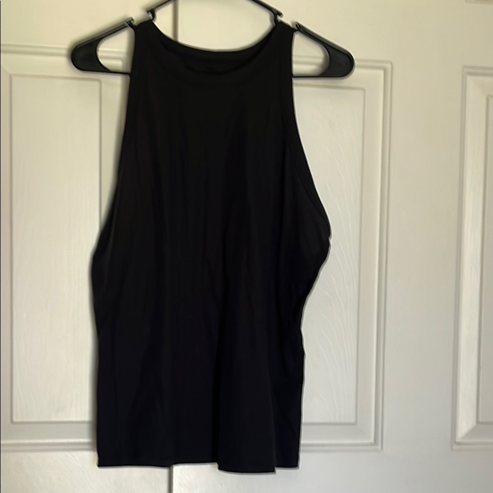 All in Motion Black Ribbed Tank Top